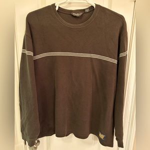 Eddie Bauer Vintage Long Sleeve Heavy Crew - XXL 100% Cotton